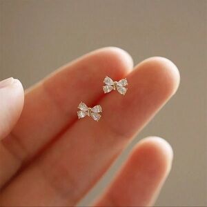 Delicate Gold Bow Earrings for Everyday Wear